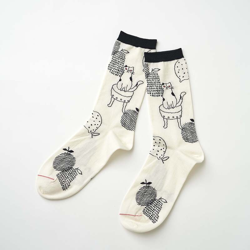 from F miau  tuoli ja minä 椅子とわたし クルー丈ソックス/freyja(OFF)